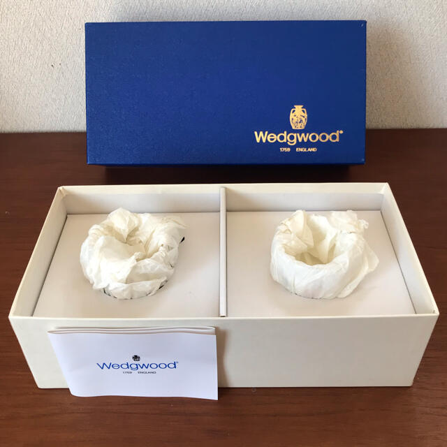 WEDGWOOD ワイルドストロベリー カップ&ソーサー デミタス 2客セット 6