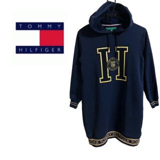 トミーヒルフィガー(TOMMY HILFIGER)のトミーヒルフィルガー ゴルフ ウエア ワンピース パーカー ロゴ プリント(ウエア)