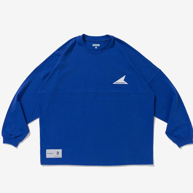 DESCENDANT CETUS JERSEY LS Mサイズ BLUE