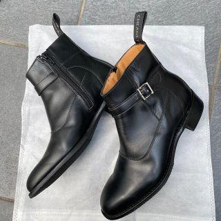 チーニー(CHEANEY)のCHEANEY レザー ヒール ブーツ(ブーツ)