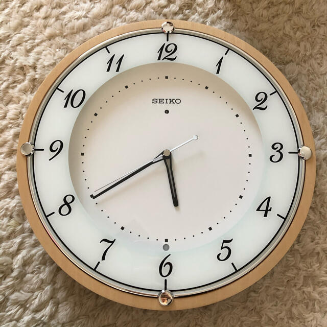 SEIKO(セイコー)の掛時計  SEIKO  電波時計 インテリア/住まい/日用品のインテリア小物(掛時計/柱時計)の商品写真