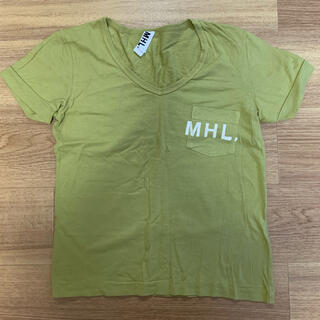 マーガレットハウエル(MARGARET HOWELL)のMHL ロゴTシャツ　Tシャツ　ポケットT(Tシャツ(半袖/袖なし))