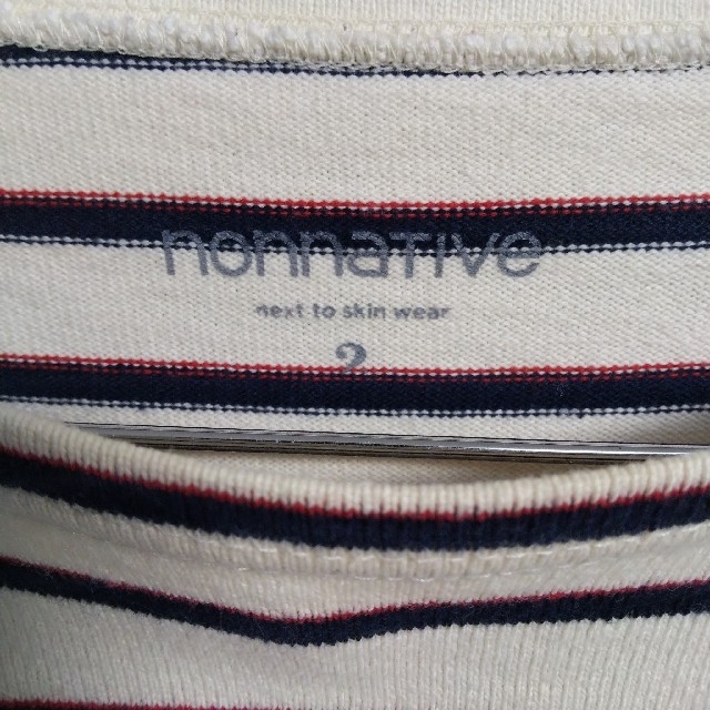 nonnative(ノンネイティブ)の美品！【nonnative】ボートネック、ボーダーTシャツ バスク メンズのトップス(Tシャツ/カットソー(七分/長袖))の商品写真