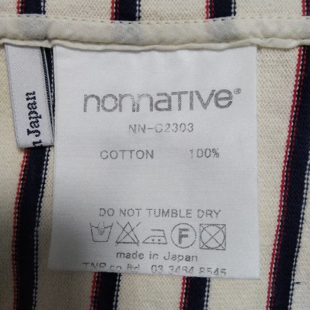 nonnative(ノンネイティブ)の美品！【nonnative】ボートネック、ボーダーTシャツ バスク メンズのトップス(Tシャツ/カットソー(七分/長袖))の商品写真