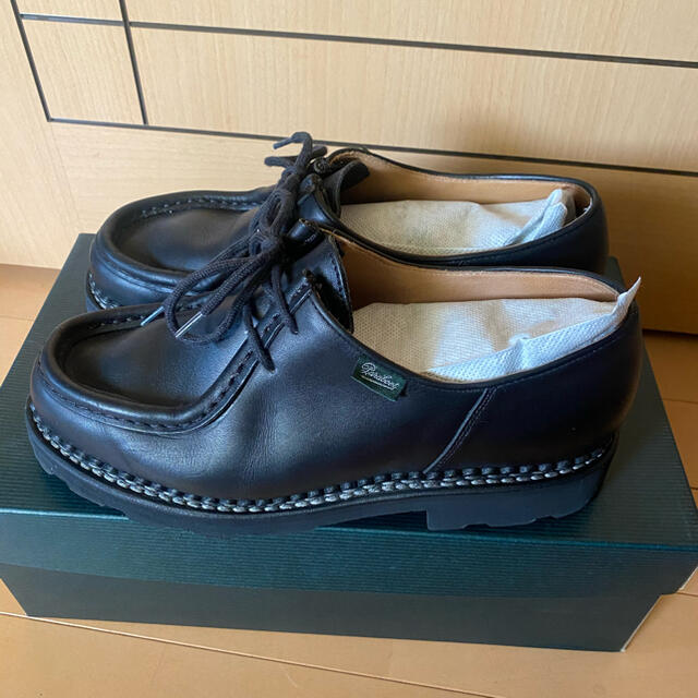 Paraboot(パラブーツ)の【ネット完売希少サイズ！】パラブーツミカエル　ブラック39 メンズの靴/シューズ(ドレス/ビジネス)の商品写真