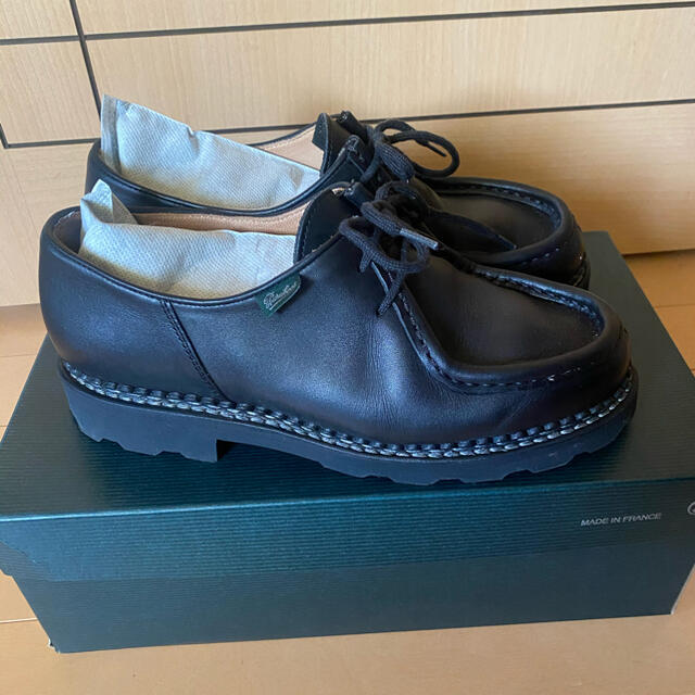 Paraboot(パラブーツ)の【ネット完売希少サイズ！】パラブーツミカエル　ブラック39 メンズの靴/シューズ(ドレス/ビジネス)の商品写真