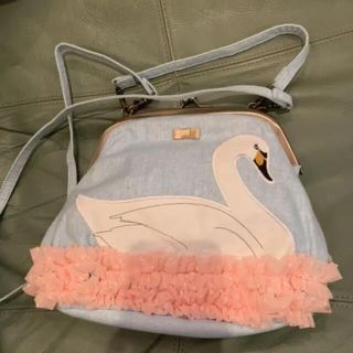 ルートート(ROOTOTE)のROOTOTE ルートート　白鳥モチーフショルダーバッグ　美品(ショルダーバッグ)