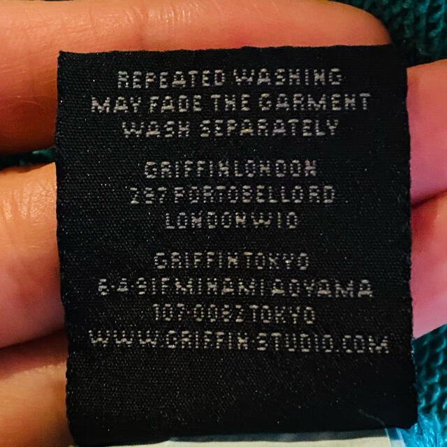 GRIFFIN(グリフィン)の専用　Griffin Studio London 長袖プルオーバー グリーン メンズのトップス(ニット/セーター)の商品写真