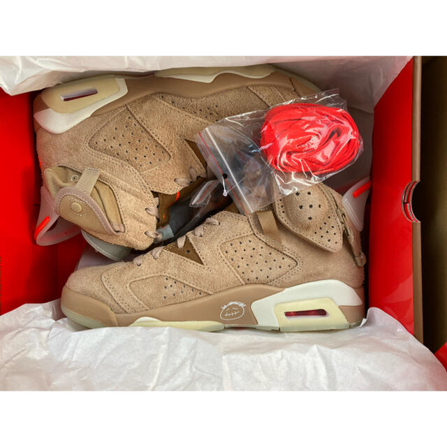 NIKE(ナイキ)の25cm TRAVIS SCOTT × NIKE AIR JORDAN 6   メンズの靴/シューズ(スニーカー)の商品写真