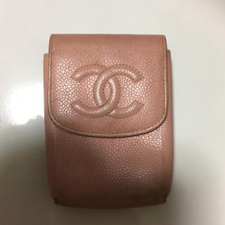 シャネル(CHANEL)のCHANEL  キャビアスキン シガレットケース(ポーチ)