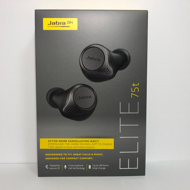 新品 未開封】Jabra ELITE 75t チタニウムブラック - ヘッドフォン ...