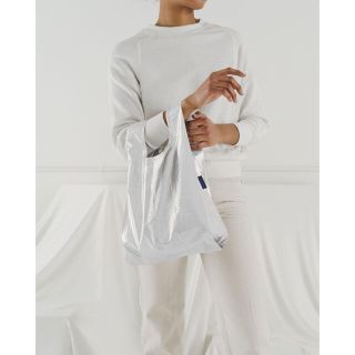 ドゥーズィエムクラス(DEUXIEME CLASSE)のBABBY BAGGU メタリック シルバー ピンクベージュ (エコバッグ)