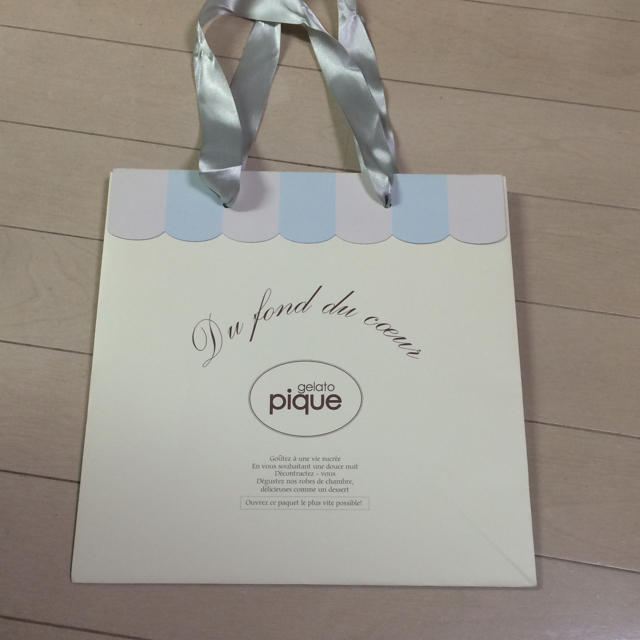 gelato pique(ジェラートピケ)のジェラートピケ ショップ袋２ レディースのバッグ(ショップ袋)の商品写真
