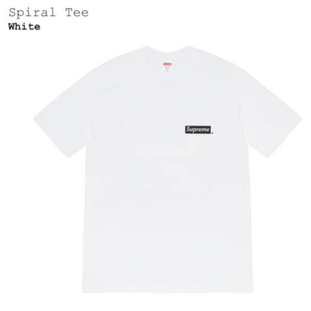 Supreme Spiral Tee White M 1