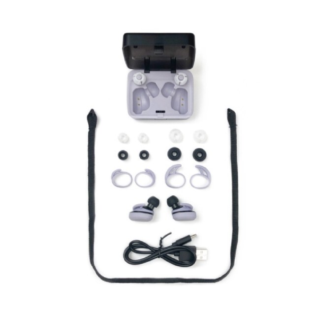 PIONEER(パイオニア)のパイオニア 完全ワイヤレスイヤホン SE-E9TW(H)グレー スマホ/家電/カメラのオーディオ機器(ヘッドフォン/イヤフォン)の商品写真