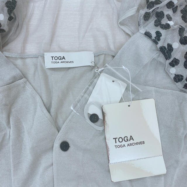 TOGA(トーガ)の専用5万✴︎TOGA ARCHIVES完売レオパード柄シースルーカーディガン新品 レディースのトップス(カーディガン)の商品写真