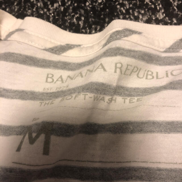 Banana Republic(バナナリパブリック)のバナナリパブリック　ストライプTシャツ メンズのトップス(Tシャツ/カットソー(半袖/袖なし))の商品写真