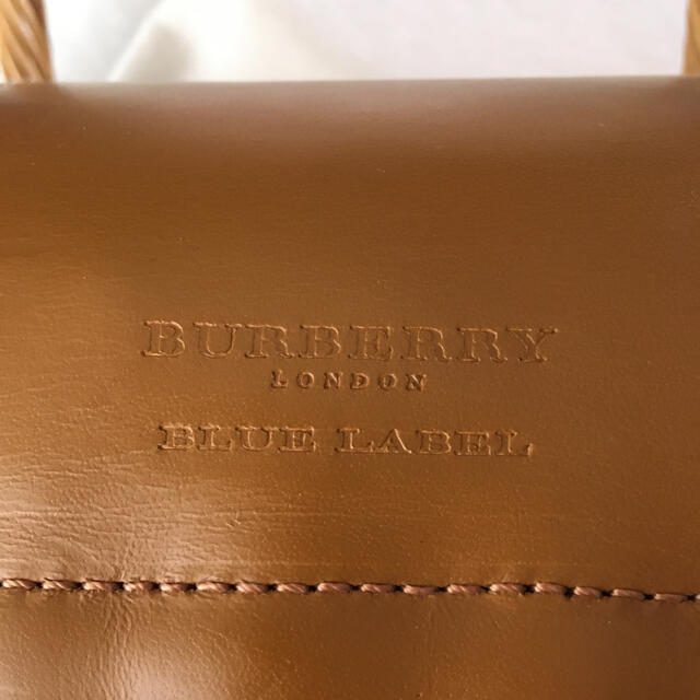 BURBERRY BLUE LABEL(バーバリーブルーレーベル)のBURBERRY BLUE LABEL籐かごトートバッグ レディースのバッグ(トートバッグ)の商品写真