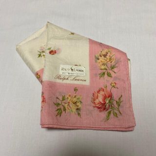 ポロラルフローレン(POLO RALPH LAUREN)のラルフローレン　ハンカチ　花柄　未使用難あり　#760(ハンカチ)