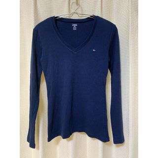 トミーヒルフィガー(TOMMY HILFIGER)のトミーヒルフィガー 長袖 Tシャツ ネイビー⋆︎*(Tシャツ(長袖/七分))