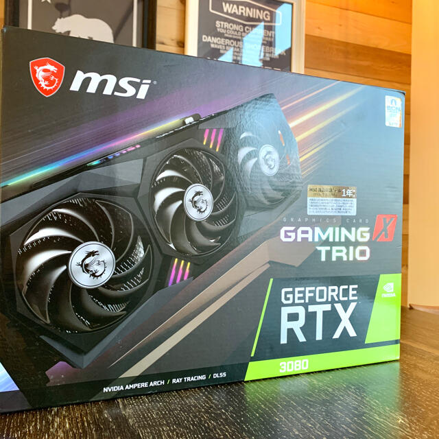 PC/タブレット【新品未開封】MSI GEFORCE RTX3080 GAMING X TRIO