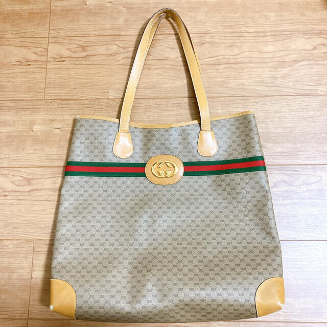 Gucci(グッチ)の【GWセール】オールド グッチ　トートバッグ　シェリー　インターロッキング レディースのバッグ(トートバッグ)の商品写真