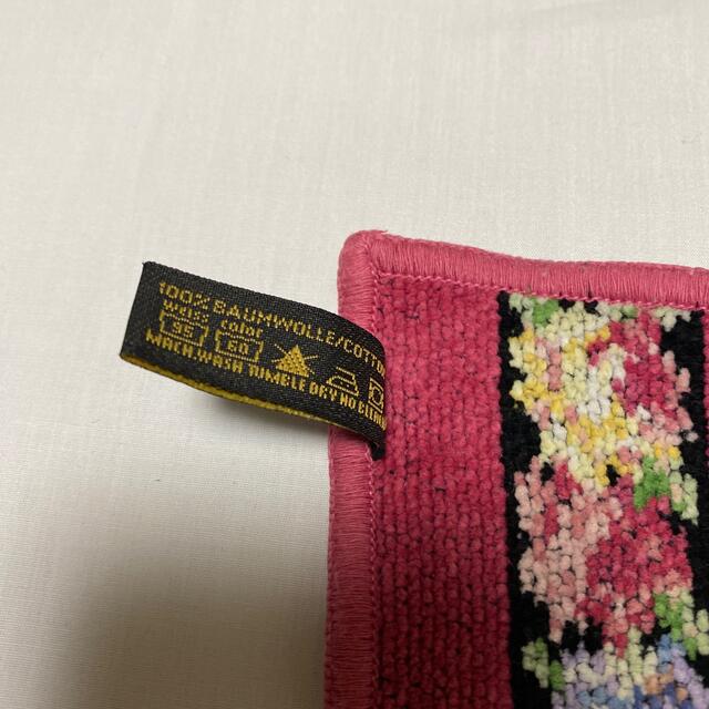 FEILER(フェイラー)のフェイラー　タオルハンカチ　中古　ピンク　#762 レディースのファッション小物(ハンカチ)の商品写真