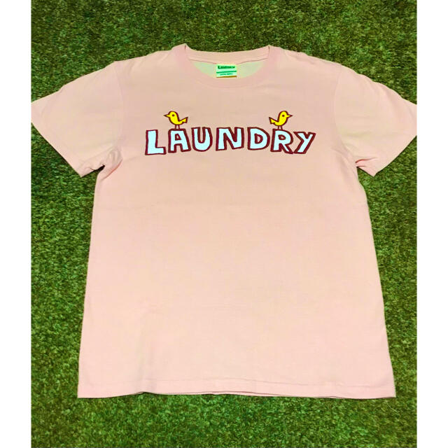 LAUNDRY(ランドリー)の※取引済　バルーンt様　LAUNDRY Tシャツ　小鳥ピンク レディースのトップス(Tシャツ(半袖/袖なし))の商品写真