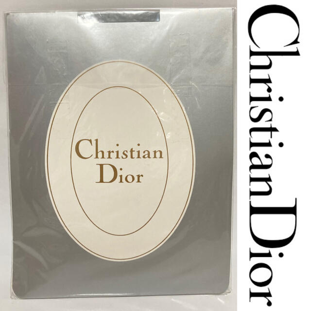 Christian Dior(クリスチャンディオール)のChristian Dior　ストッキング　ビジュー　ノアール　黒　ディオール レディースのレッグウェア(タイツ/ストッキング)の商品写真