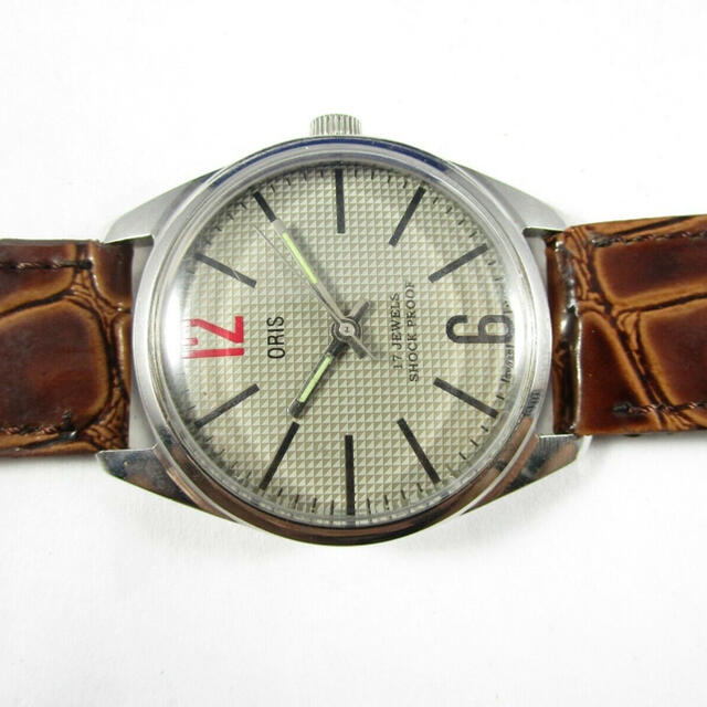 ORIS(オリス)の【美品】ORIS オリス　手巻き腕時計 メンズの時計(腕時計(アナログ))の商品写真