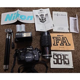 ニコン(Nikon)のNikon  FA、series E70-210mm f/4 望遠レンズ 三脚等(フィルムカメラ)