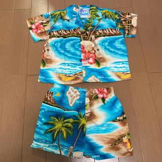 アロハシャツ 上下セット ハワイ HAWAII(甚平/浴衣)