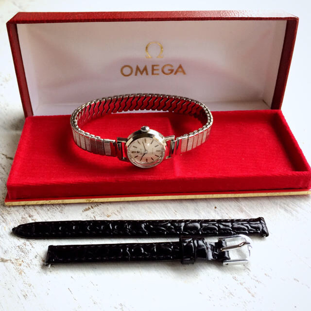 超ポイント祭?期間限定】 希少極美品 - OMEGA 金無垢 箱付き・新品