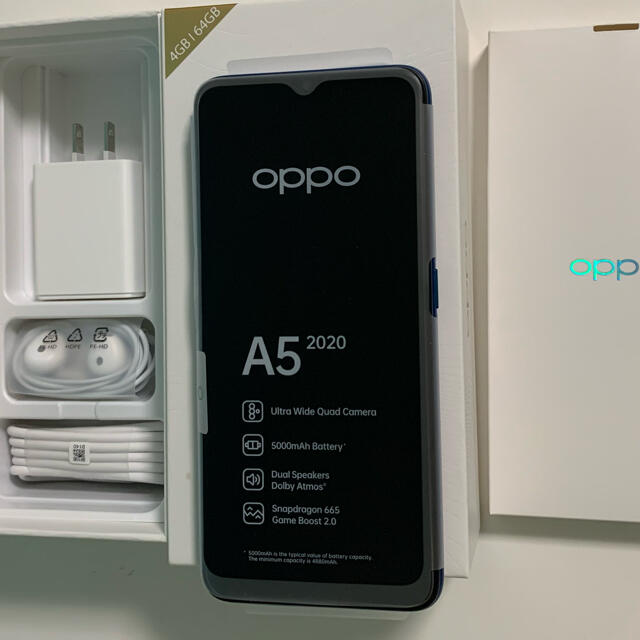 OPPO A5 2020スマートフォン本体