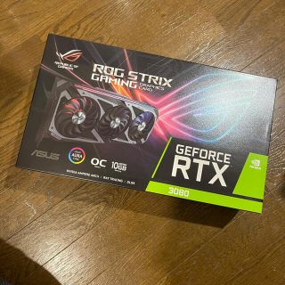 エイスース(ASUS)の新品未使用ASUS  ROG STRIX  GeforceRTX3080 OC (PCパーツ)