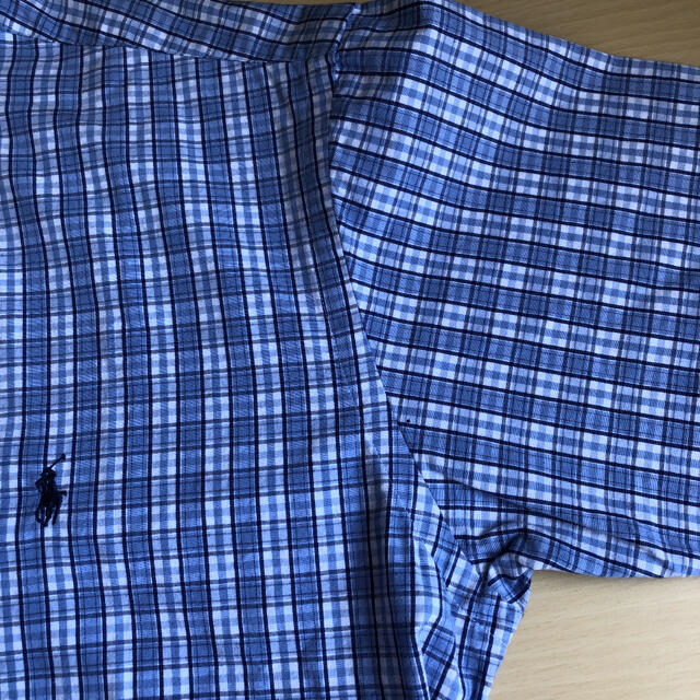 Ralph Lauren(ラルフローレン)のラルフローレン　半袖チェックシャツ　Sサイズ メンズのトップス(シャツ)の商品写真