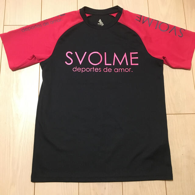 SVOLME☆スボルメ  プラシャツ S ピンク　紺 メンズのトップス(Tシャツ/カットソー(半袖/袖なし))の商品写真