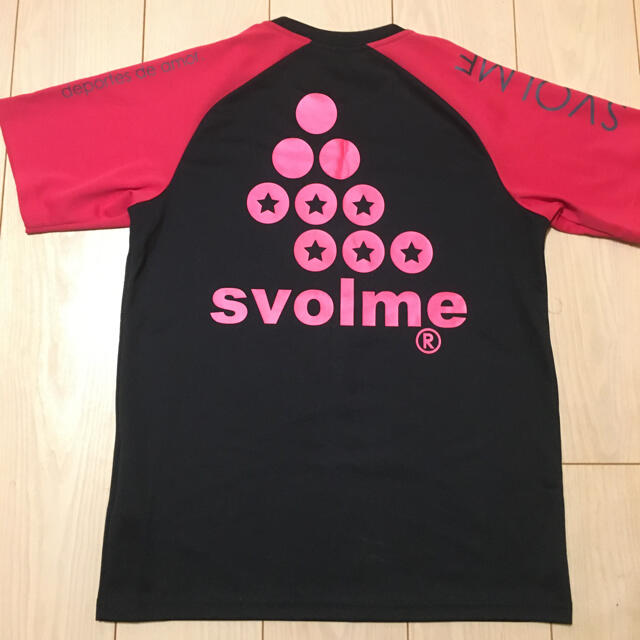 SVOLME☆スボルメ  プラシャツ S ピンク　紺 メンズのトップス(Tシャツ/カットソー(半袖/袖なし))の商品写真