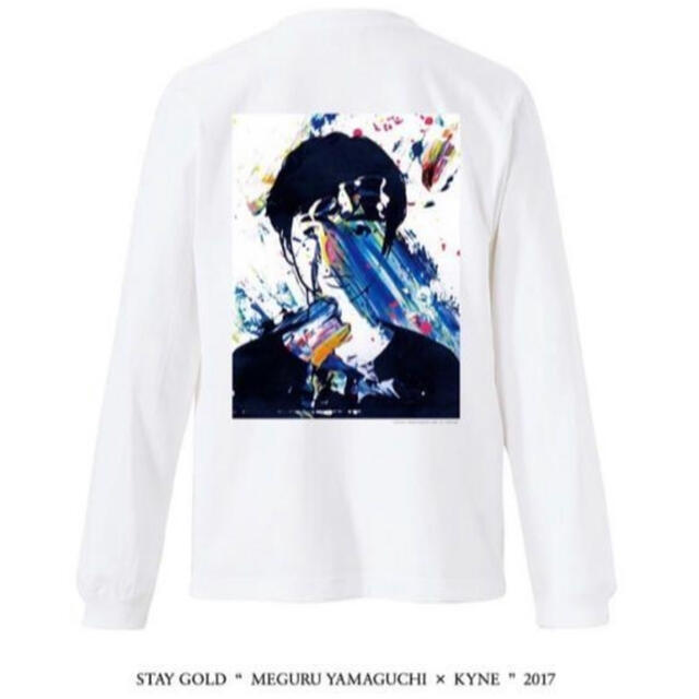 MEGURU YAMAGUCHI × KYNE UNION SODA 白 長袖M Tシャツ/カットソー(七分/長袖)