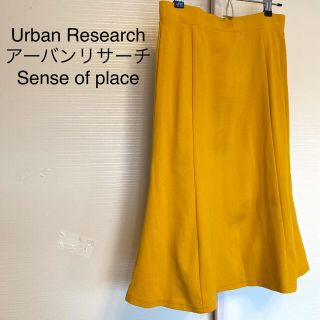 センスオブプレイスバイアーバンリサーチ(SENSE OF PLACE by URBAN RESEARCH)の【秋冬春3シーズン】アーバンリサーチ SENSE of PLACE スカート(ひざ丈スカート)