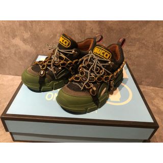 グッチ(Gucci)のGucci Flashtrek  フラッシュトレック　UK8 美品(スニーカー)