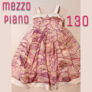 メゾピアノ(mezzo piano)の【希少ドレス】メゾピアノ♡豪華バラドレス　130(ドレス/フォーマル)