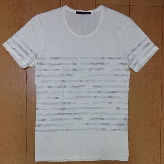 エイケイエム(AKM)の未使用品AKM カモフラ×ボーダー柄カットソー 1PIU1UGUALE3 wjk(Tシャツ/カットソー(半袖/袖なし))