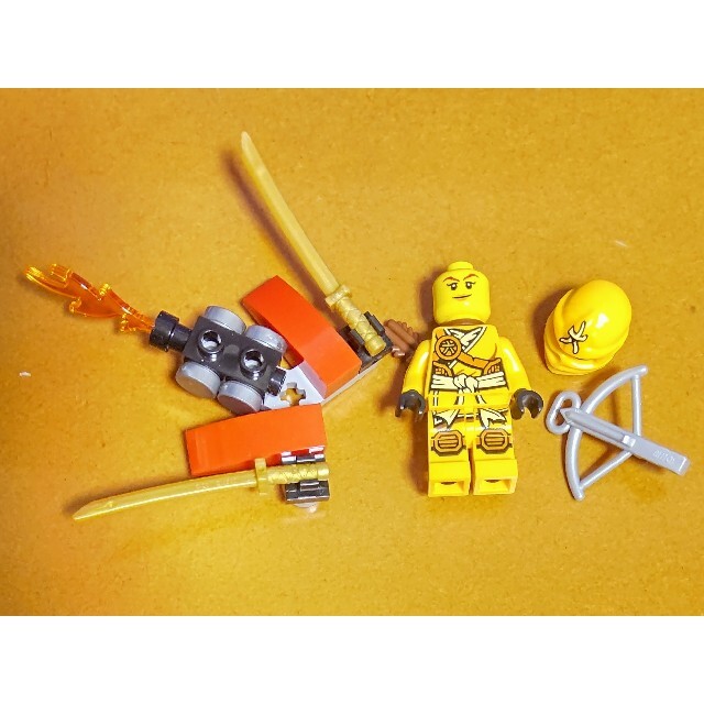 Lego(レゴ)のレゴ★ニンジャゴー スカイラーのミニフィグとロケットボード 美品 人気 エンタメ/ホビーのおもちゃ/ぬいぐるみ(その他)の商品写真