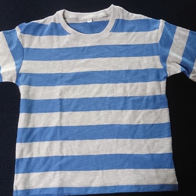 MUJI (無印良品)(ムジルシリョウヒン)のボーダーTシャツ キッズ/ベビー/マタニティのキッズ服男の子用(90cm~)(Tシャツ/カットソー)の商品写真