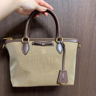 プラダ(PRADA)のプラダ　ジャガードバッグ(ショルダーバッグ)