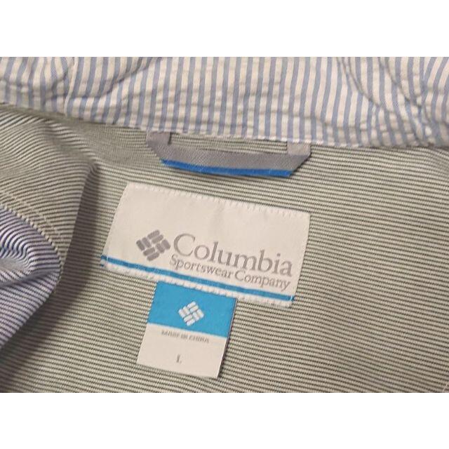 Columbia(コロンビア)の美品 メンズ L 綿100％ コロンビア パーカー Columbia フーディ メンズのジャケット/アウター(マウンテンパーカー)の商品写真