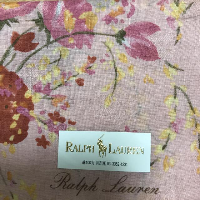 POLO RALPH LAUREN(ポロラルフローレン)のラルフローレン　ハンカチ新品 レディースのファッション小物(ハンカチ)の商品写真