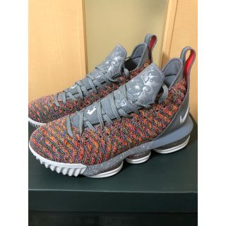 ナイキ(NIKE)のLeBron16 Multi-Color グレー　レブロン16マルチカラーグレー(スニーカー)