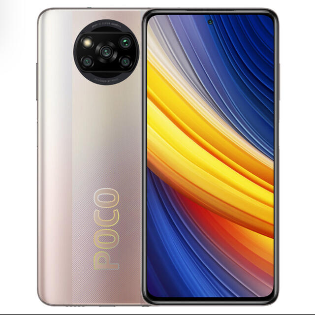 ANDROID(アンドロイド)の最新型 新品 未開封 POCO X3 Pro global version ♪ スマホ/家電/カメラのスマートフォン/携帯電話(スマートフォン本体)の商品写真